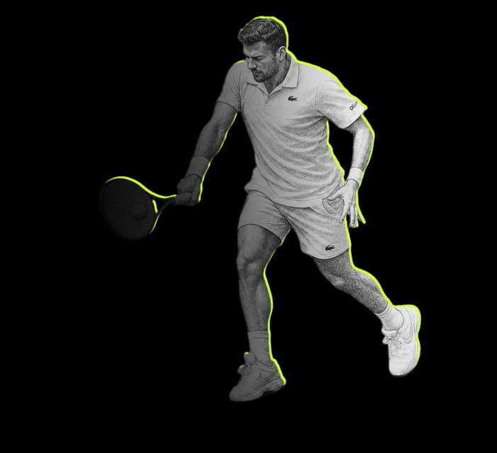 Stan Wawrinka's backhand, traced