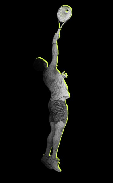 A tour serve, instant 6 of 8